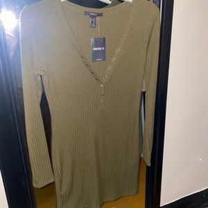Bodycon longsleeve forever 21 dress